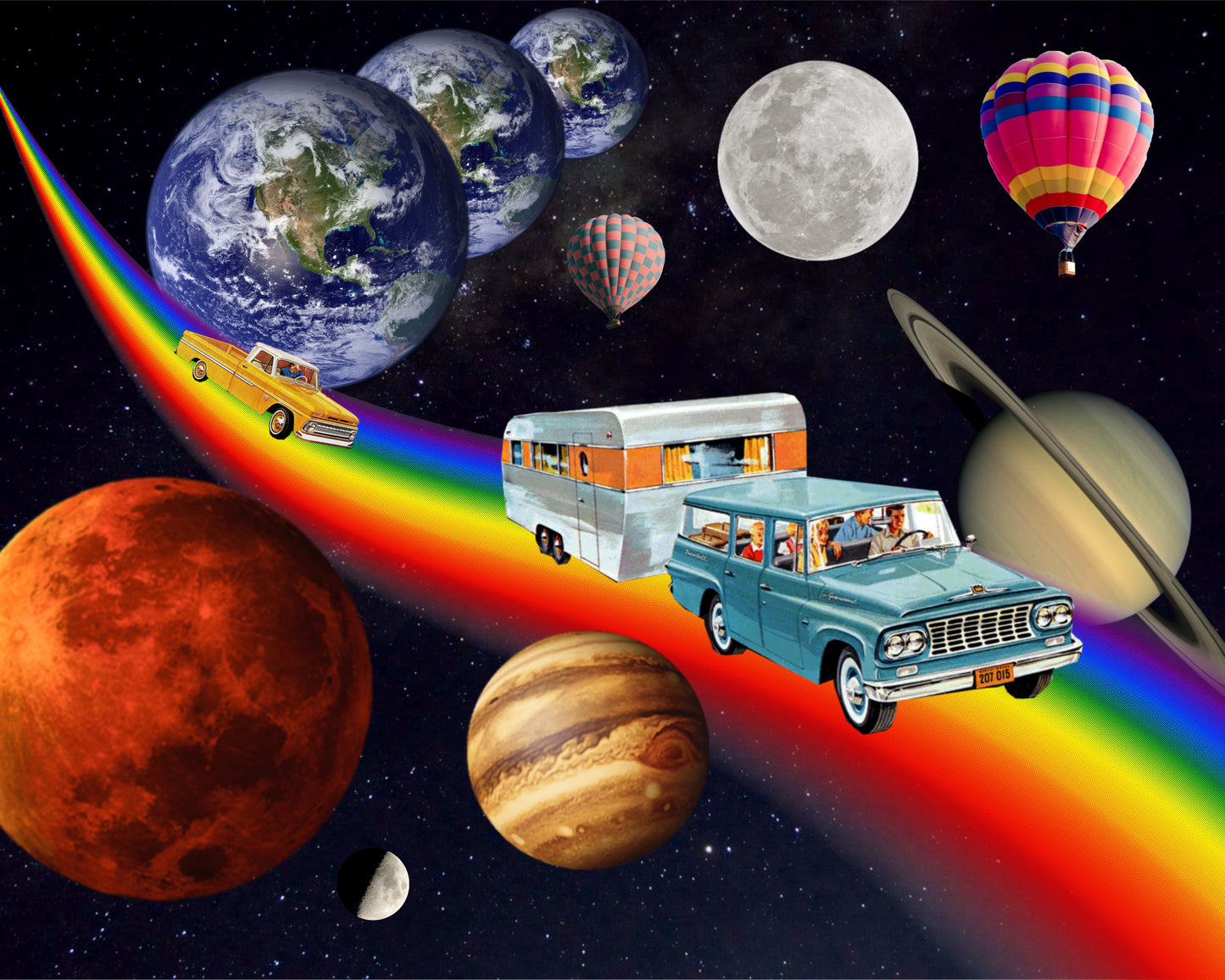 Print - Driving Through