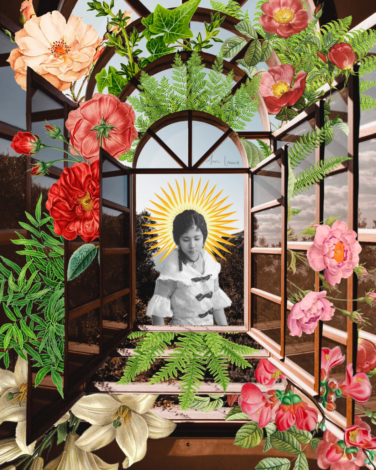 Print - Windows In Frame