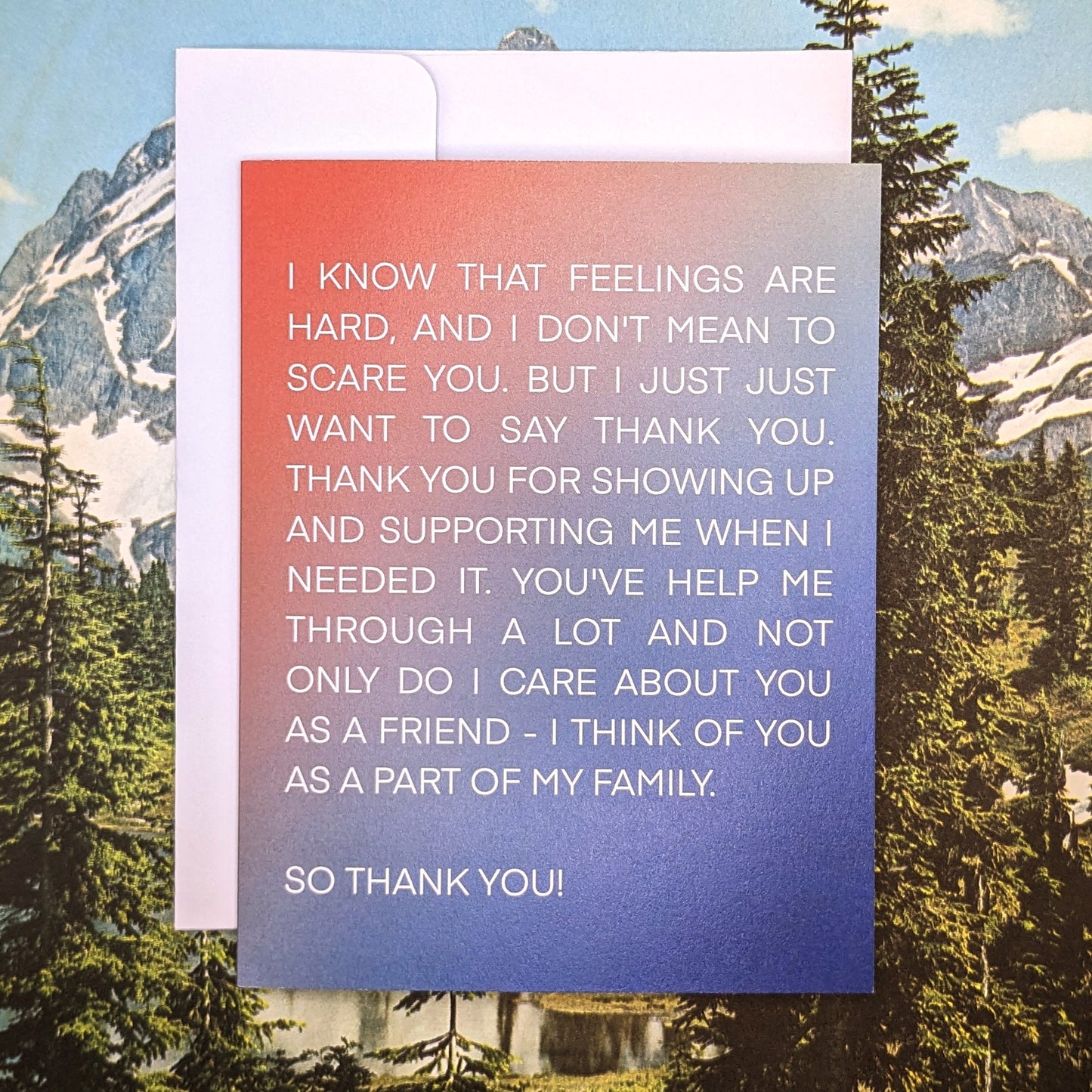 Greeting Card - Hard Feelings