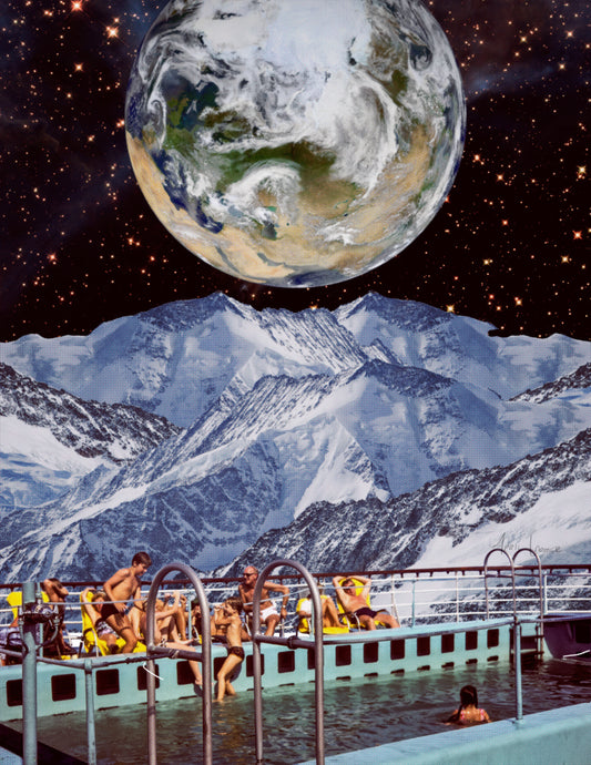 Print - Space Pool